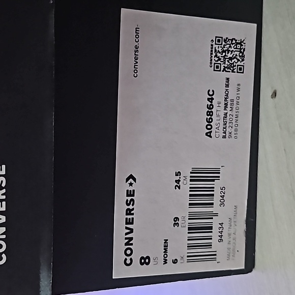 Converse Chuck 70 Hi Black Pink - Picture 10 of 12